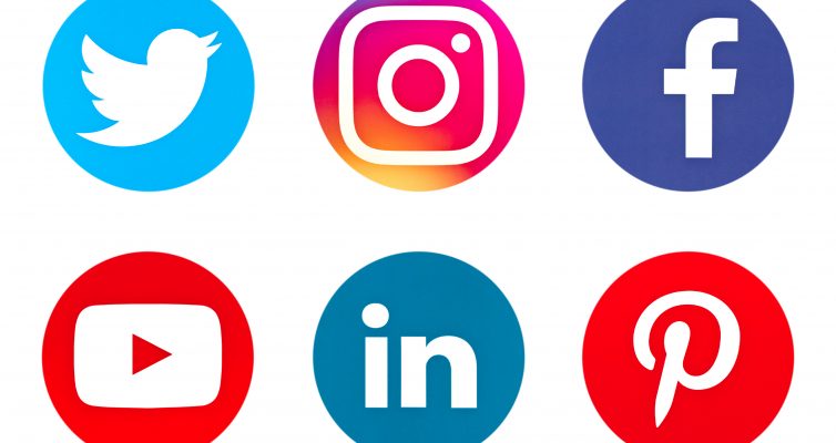 images of various social media icons. Content Creation is Key