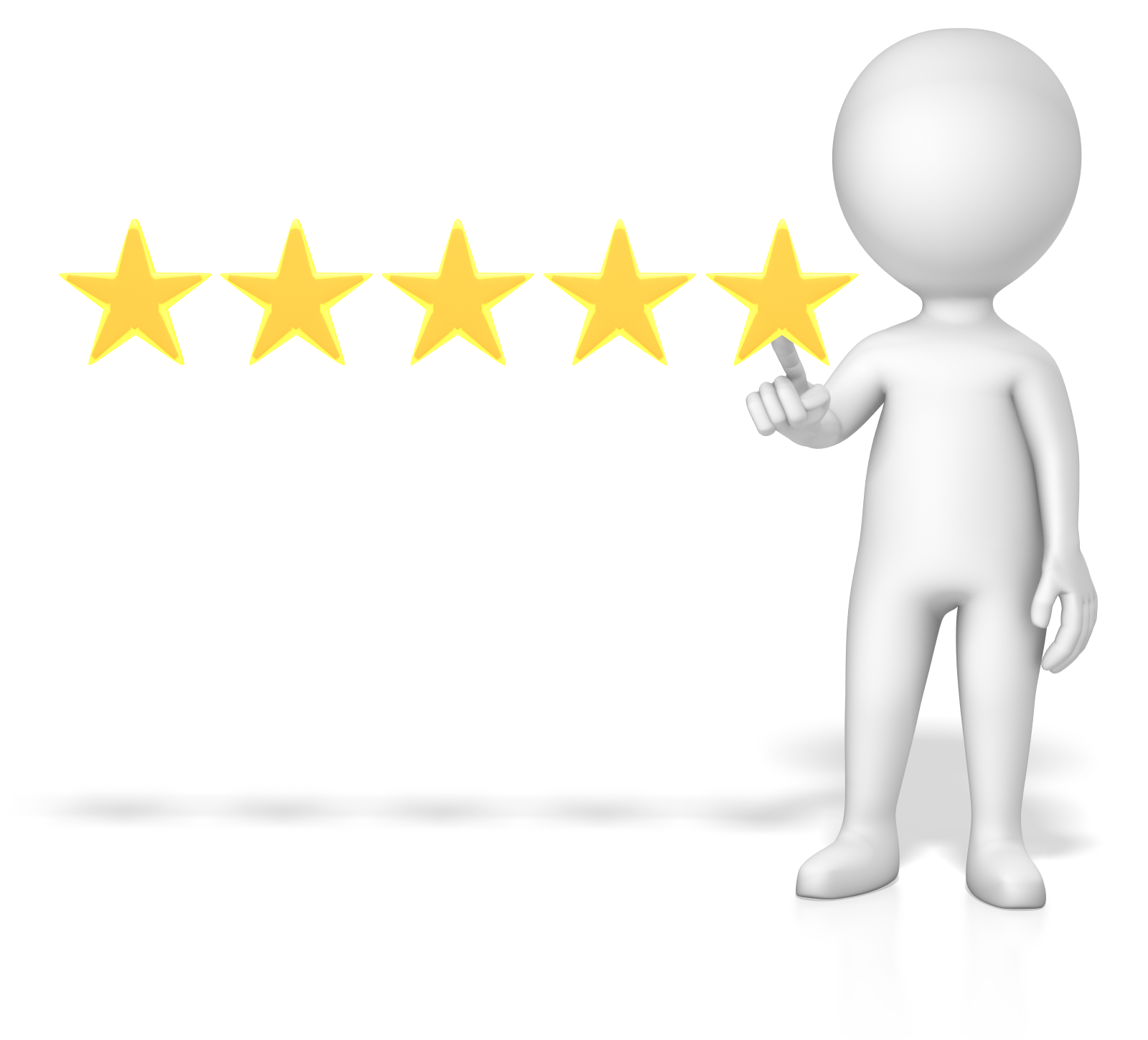 reviewer giving 5 stars to Dr. Douglas