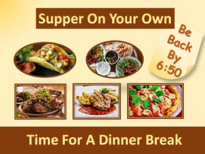 Nancy's Novelty Infographic - Sticky Note Collection for Dinner