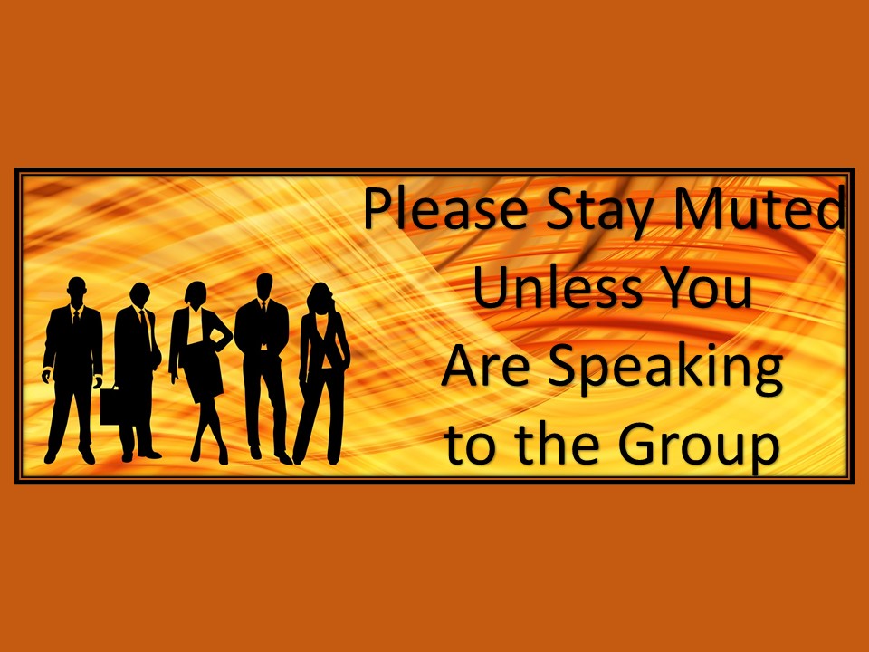 business infographics - stay muted from Nancy's Novelty Presentation Infographics