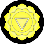 Yellow solar plexus chakra by Peter Lomas