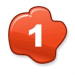 the number 1 on orange background for AI Starter Kit