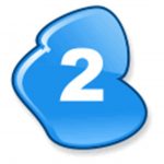 the number 2 on a blue background for AI Starter Kit