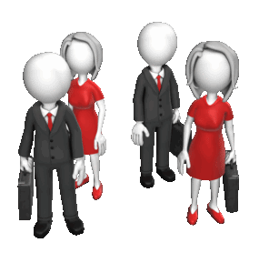 business people share content