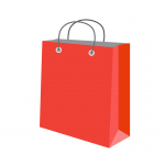 red shopping bag by FajarBud186 of Pixabay