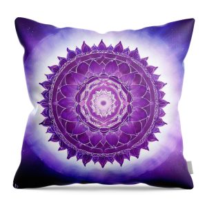 Nancy's Novelty Photos on Pixels Products - purple geometric design for the Crown Chakra